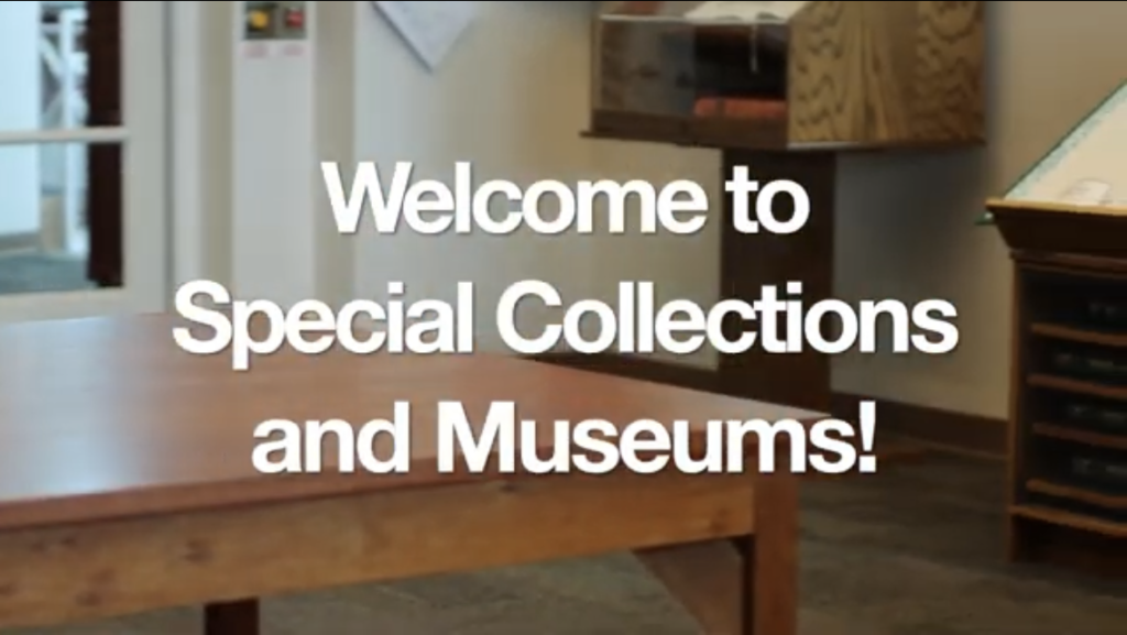 Introduction to Special Collections Video